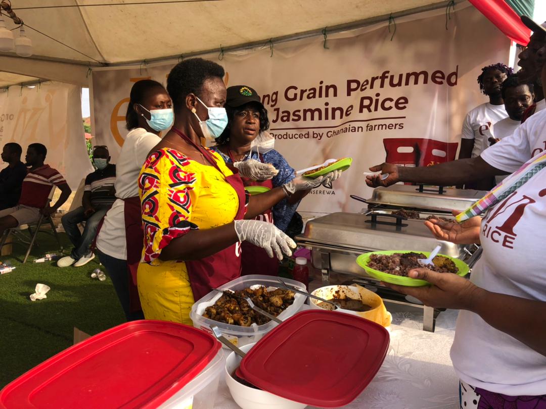 The launch of #EviviRice is underway at the Accra Mall roundabout lawns.

Come and sample delicious rice dishes, drinks, grills, good music and grab your #Evivi rice for Christmas and beyond.