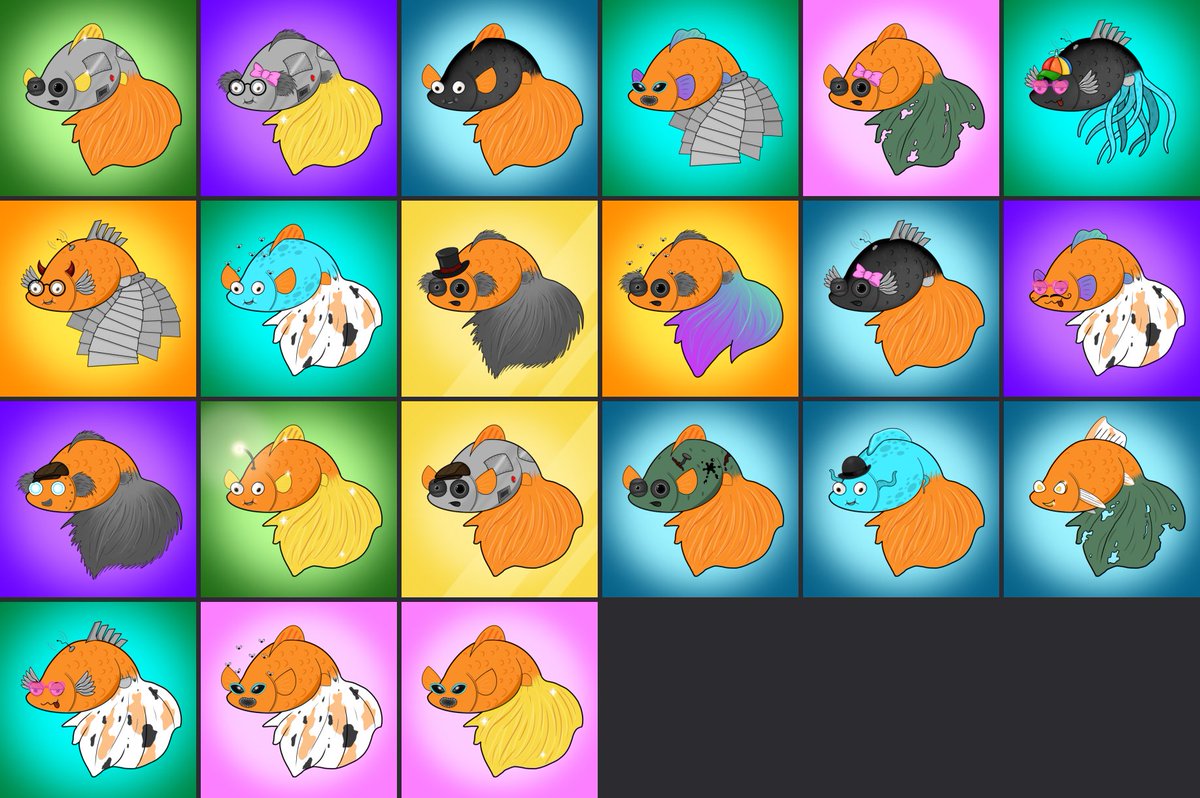 GoldiesNFT's tweet photo. The Gups voted for another #FlushFriday so say farewell to these 21 Goldies.
The Flushening Continues. RIP!
🐠🚽🐠 https://t.co/rocsMSI5xf