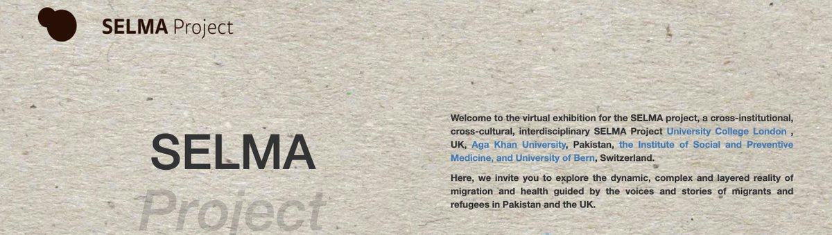 Our 🌎 is shaped by mobility, our societies contoured by it &amp; yet migration as a determinant of #health remains understudied &amp; under-addressed.
 
This #internationalmigrantsday, we're proud to share 2 exhibitions on #migration #health 
 
🔎 selmaprojects.com