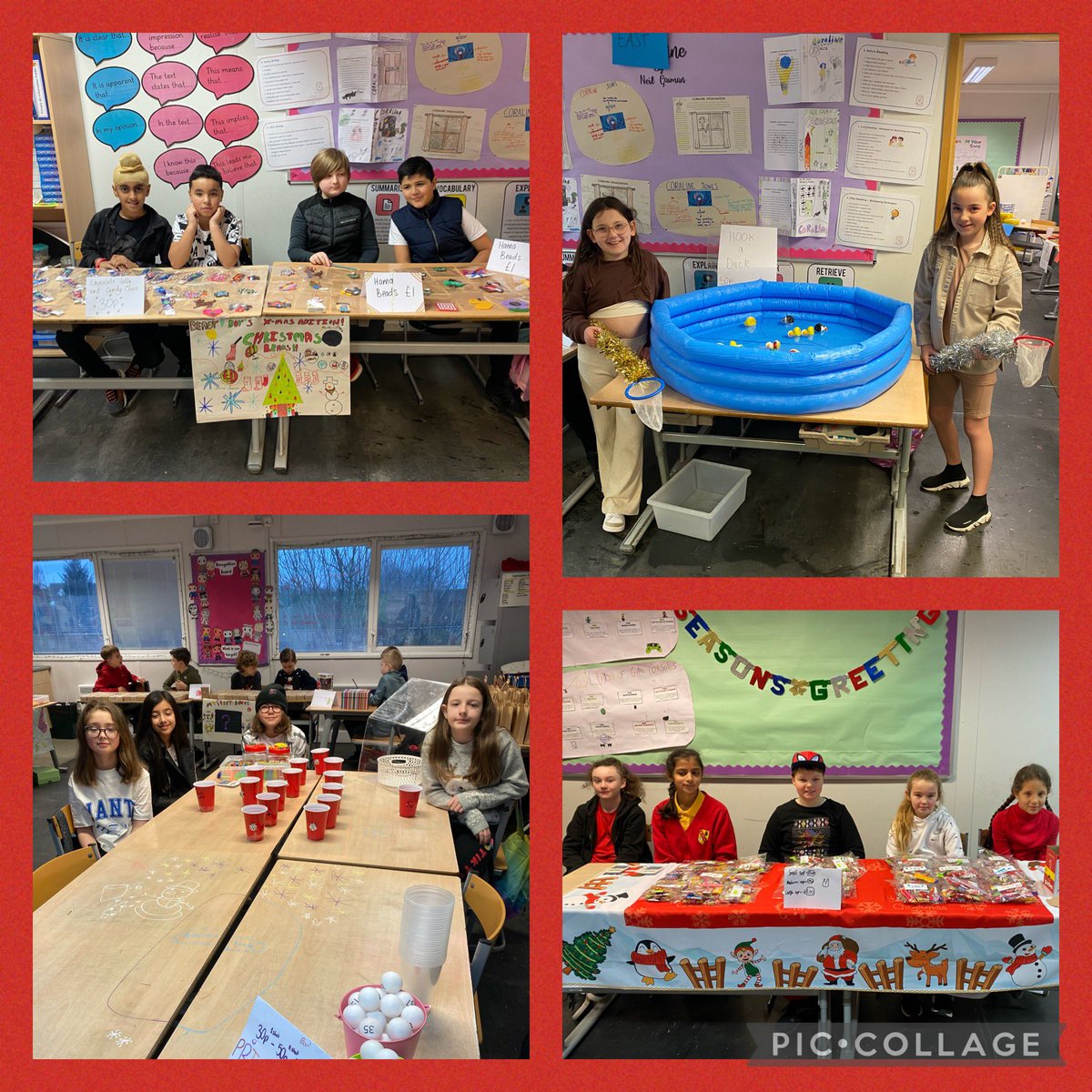 WallacewellPS's tweet photo. Well done to P6 for their fantastic Virgin Money Enterprise Fayre. They raised £528 and have decided to use this for buddy equipment, a charitable donation and for resources for their classrooms. Thank you to all our families for your support. 🎄🎅🏼 @missjardineww @MrsKGray_2 https://t.co/MCmc3h4CRU