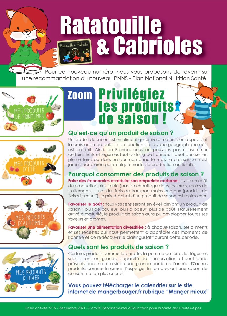 CoDES_05's tweet photo. #VendrediLecture avec les nouvelles productions de la #TeamCoDES05 : 
- Le Journal Ratatouille et Cabrioles pour les maternelles : https://t.co/EIn4mT41DV
- Le Petit Journal de la Santé pour les 0-3 ans : https://t.co/Xsnh5pZIAO
.
Bonne lecture 😊📚 https://t.co/kaHRoRlWkQ