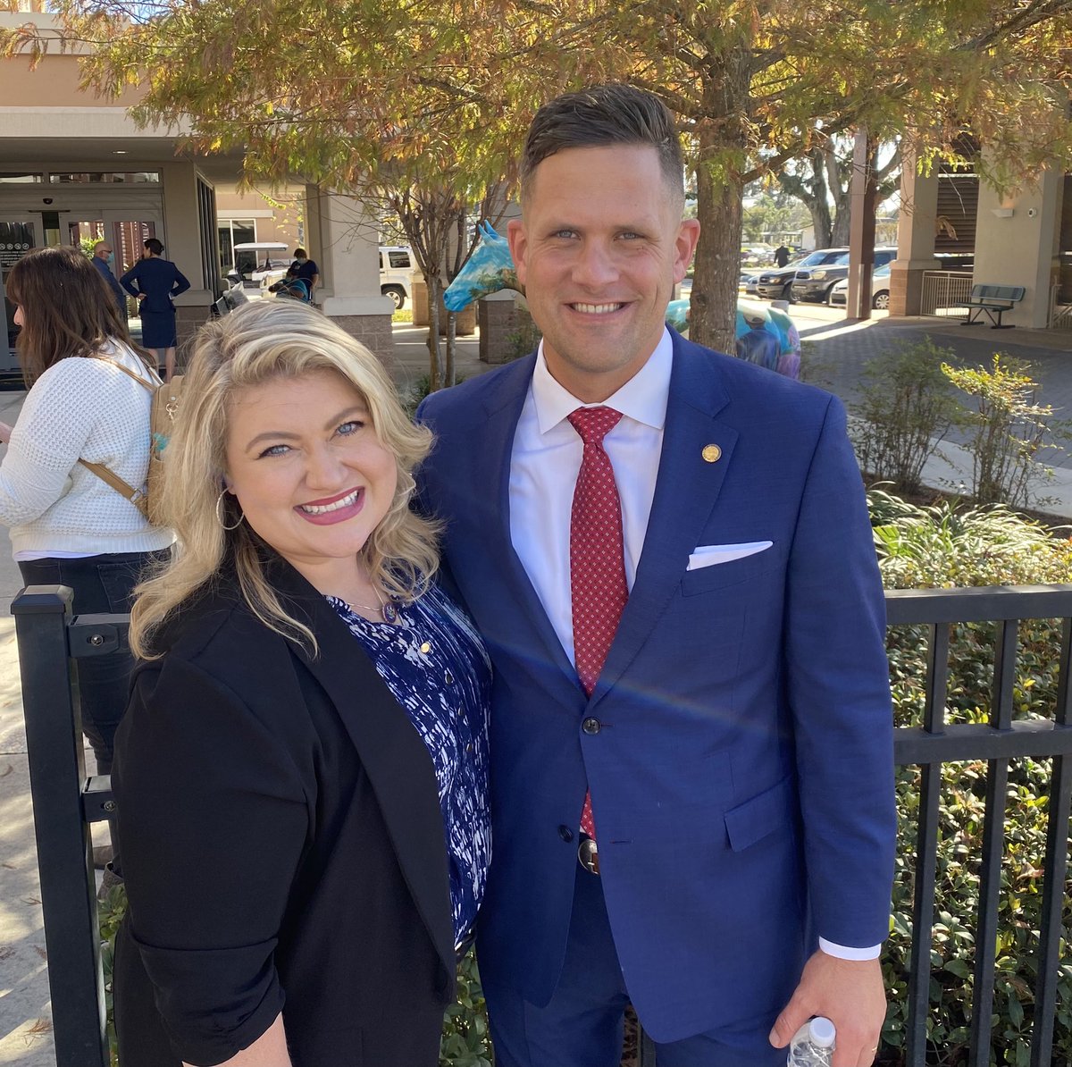 josephbharding's tweet photo. It is always good catching up with my favorite congresswoman @Kat_Cammack! #fightingforFlorida https://t.co/DAHNuu76hw
