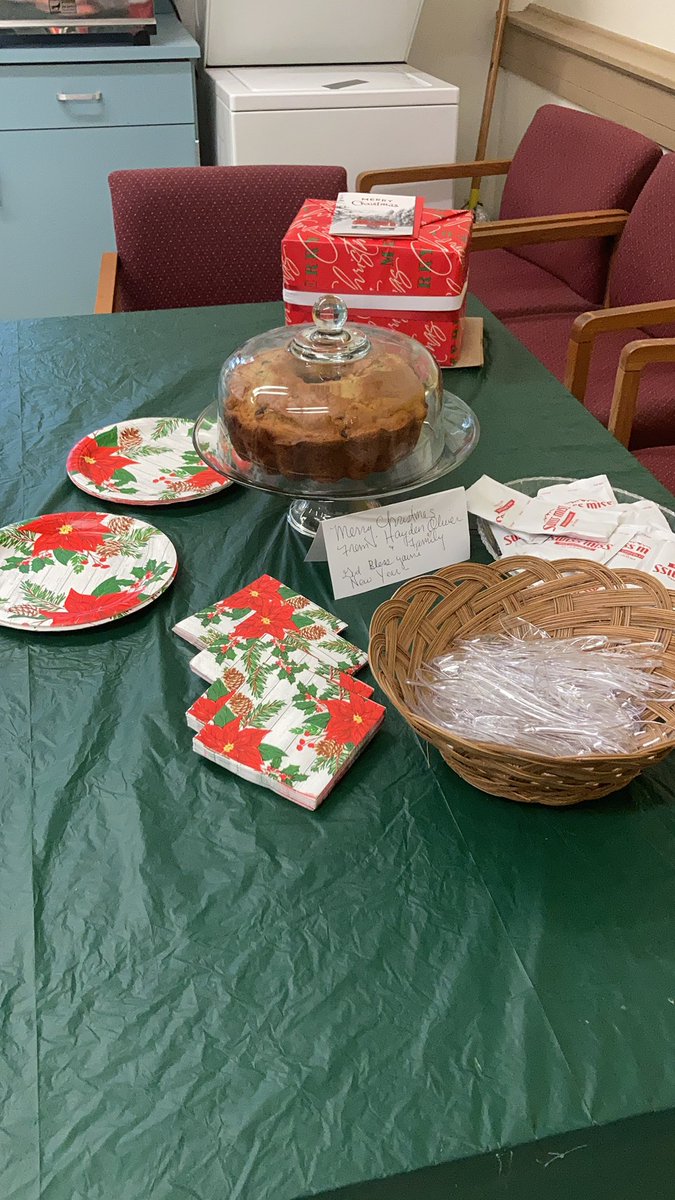 #MBLCHungry Hayden Oliver family dropped off a early Christmas present to the MBLC staff. Congratulations to Hayden he graduates today and he wanted to leave us a present as well. Thanks so much! And thanks to all of our student for their hard work and dedication!