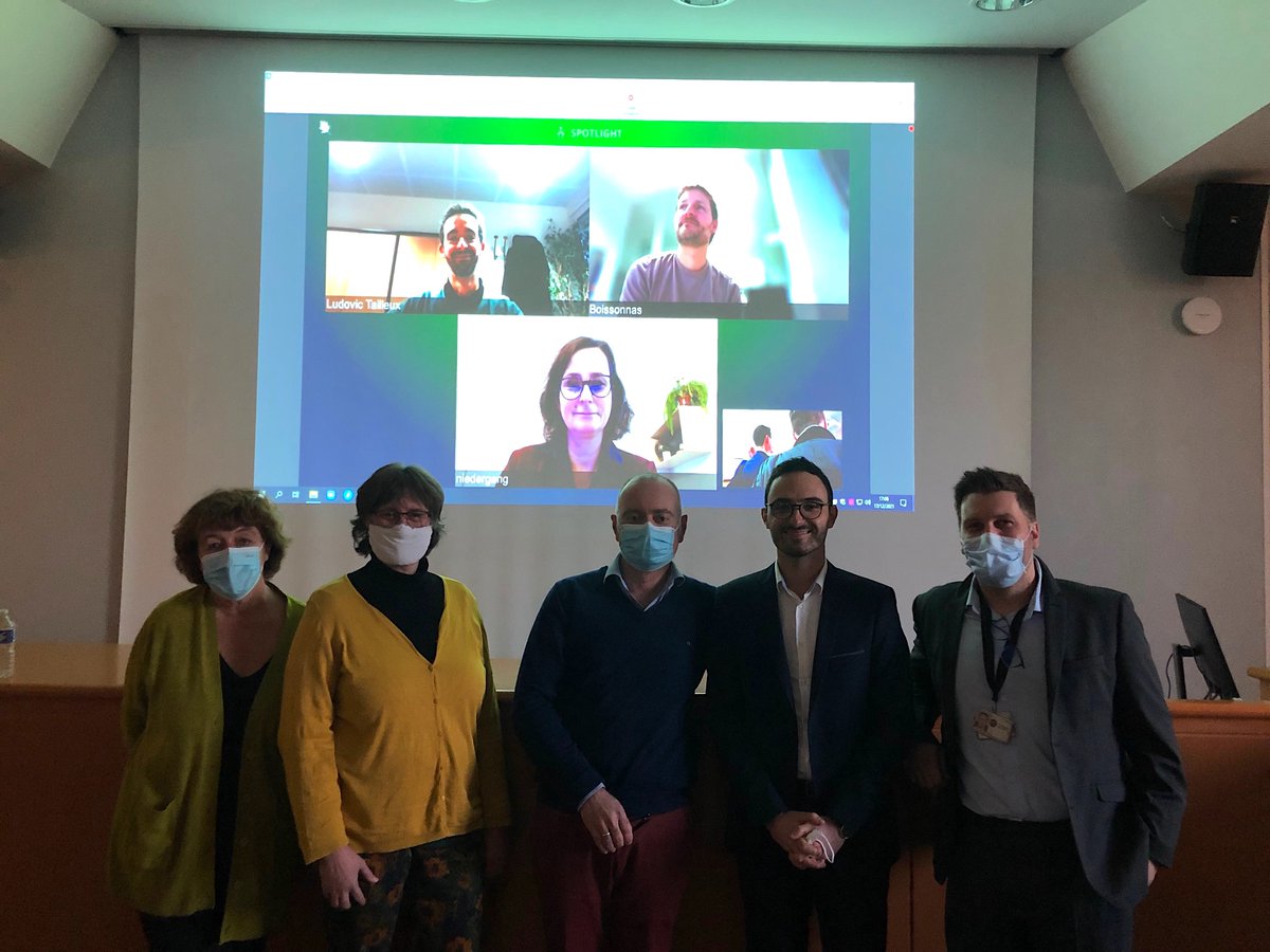 Olivier Neyrolles (@oneyrolles) on Twitter photo Kudos DR Boyancé for a superb thesis defense on glycosylation of innate immune cells in TB and beyond! Paper coming out soon (more or less).
Terrific committee <a href="/AnneHarduin/">Anne Harduin-Lepers</a> <a href="/BoissonnasLab/">Alex Boissonnas</a> <a href="/TailleuxLudovic/">Ludovic Tailleux</a> <a href="/FNiedergang/">Florence Niedergang</a> <a href="/AdipoKToulouse/">Catherine Muller</a>!
And terrific supervision by <a href="/yoann_rombouts/">Yoann Rombouts</a>! Kudos DR Boyancé for a superb thesis defense on glycosylation of innate immune cells in TB and beyond! Paper coming out soon (more or less).
Terrific committee <a href="/AnneHarduin/">Anne Harduin-Lepers</a> <a href="/BoissonnasLab/">Alex Boissonnas</a> <a href="/TailleuxLudovic/">Ludovic Tailleux</a> <a href="/FNiedergang/">Florence Niedergang</a> <a href="/AdipoKToulouse/">Catherine Muller</a>!
And terrific supervision by <a href="/yoann_rombouts/">Yoann Rombouts</a>!