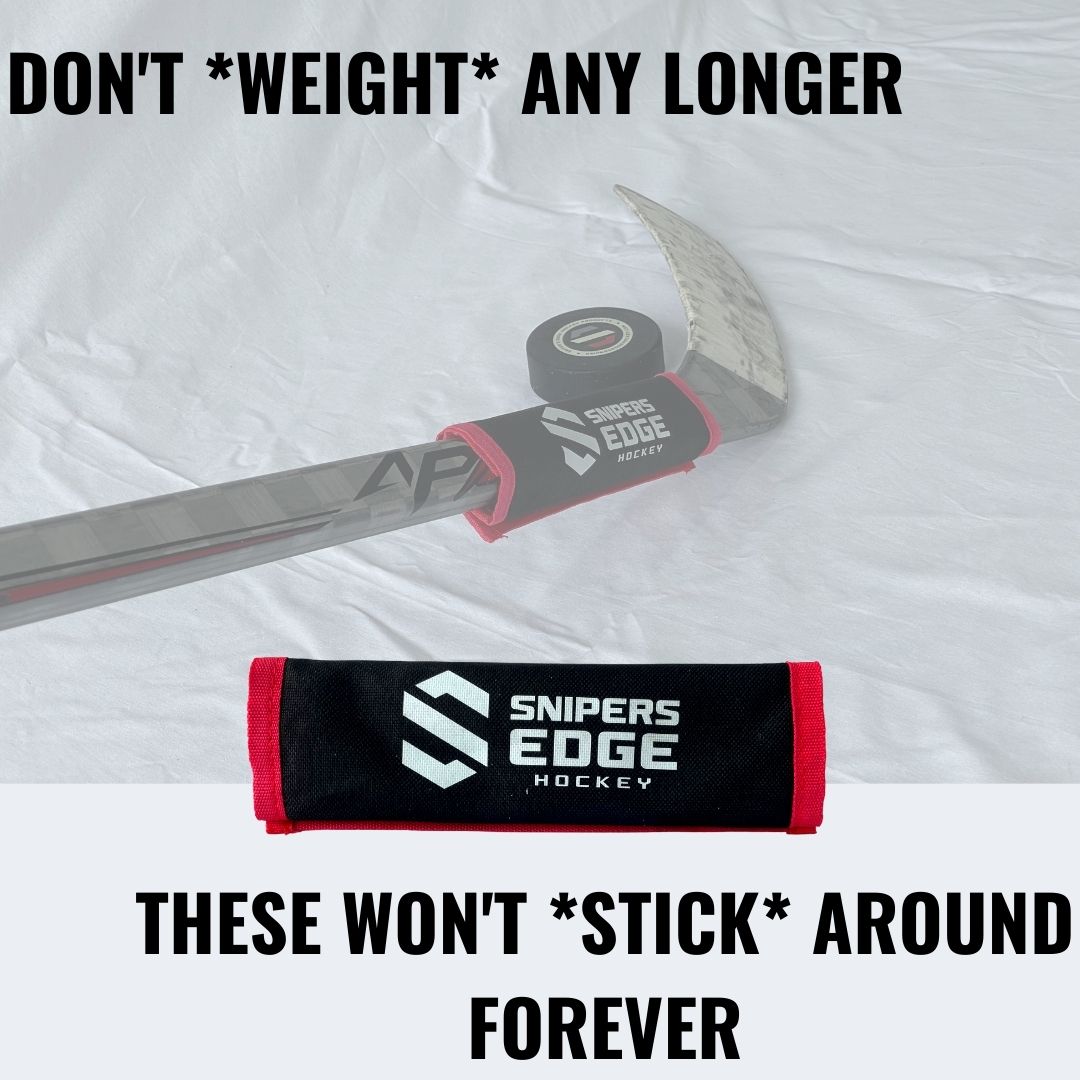 snipersedge's tweet photo. Don't be caught in the penalty box, make sure to get the best gifts for your hockey player! The Stick Weight is designed to help make any player have a  harder shot, and develop wrist strength. https://t.co/OmcX71J402