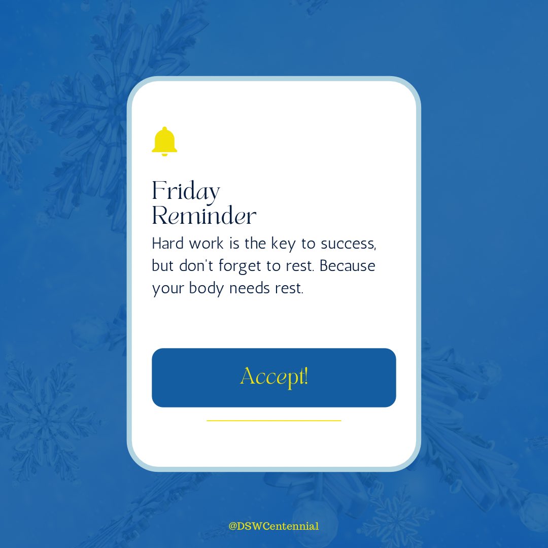 #HappyFriday!! A special Friday shout out to our DSW students, faculty, and placement partners, as we have officially made it to the end of the 2021 Fall semester!!

#DSW #DevelopmentalServicesWorker #SRV #ValuedSocialRoles #CentennialCollege #DisabilityAdvocate #ApplyToday