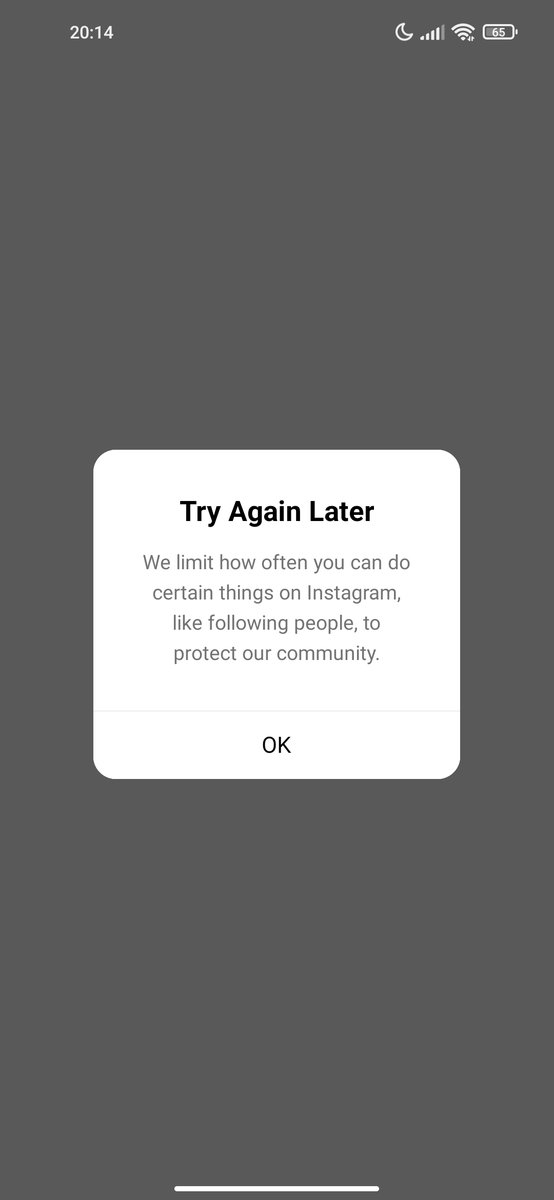 Benjamienzx's tweet photo. Hello instagram, I can't follow other people's instagram accounts, please fix it. Thanks  #instagramdown https://t.co/LyBRyDT025