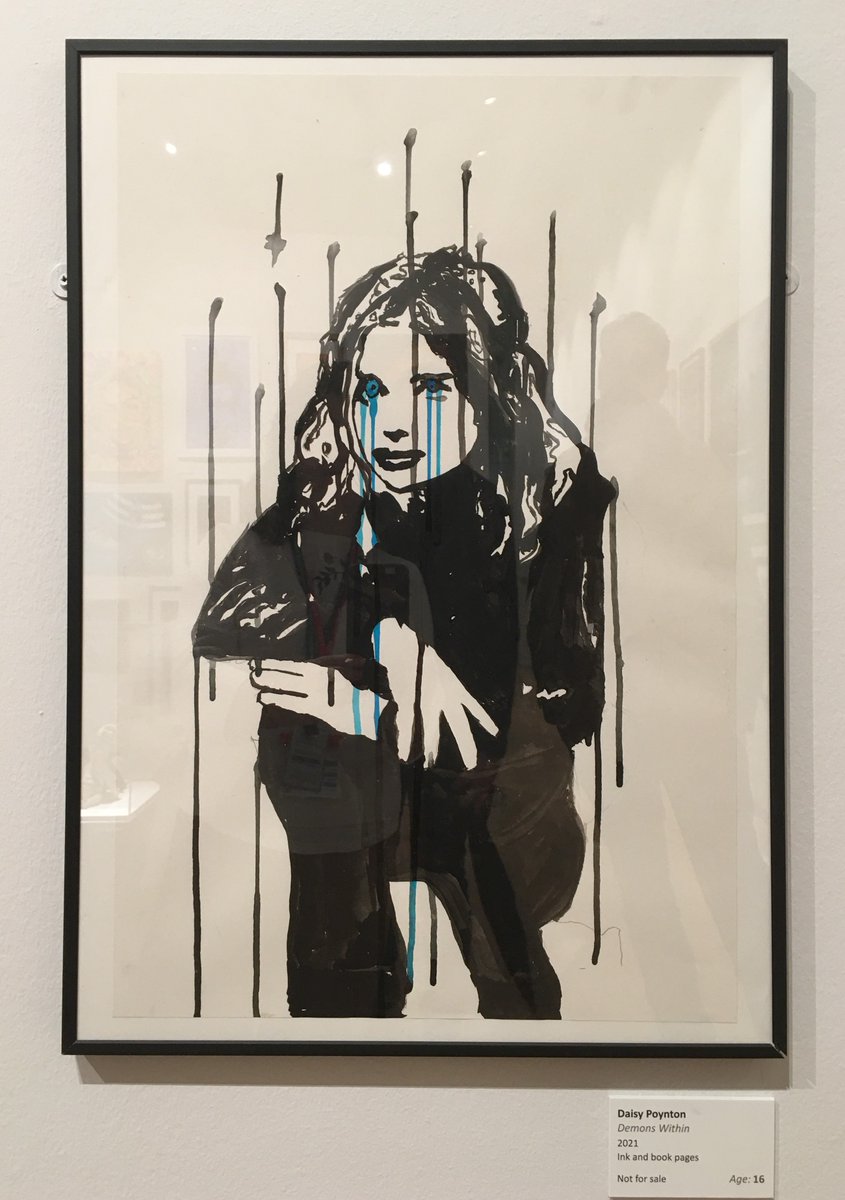 leicestermuseum's tweet photo. Congratulations to Daisy Poynton winner of the @archcreative Rising Star Award at #Open32 for ‘Demons Within’. Arch directors Luke and Joe described the ink drawing as an engaging and accomplished piece.
The exhibition runs until 21 January: https://t.co/IhNf2A8jNU https://t.co/jnrVua3dbw