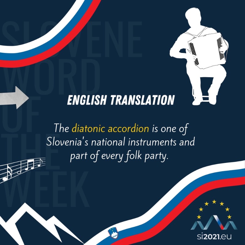 EUInterpreters's tweet photo. #Frajtonarica in our #SloveneWordOfTheWeek 🥳
The diatonic accordion is one of Slovenia's national instruments! 🎶
Take a look 👉 to discover more!
@EKvSloveniji @Europarl_SL @EU2021SI