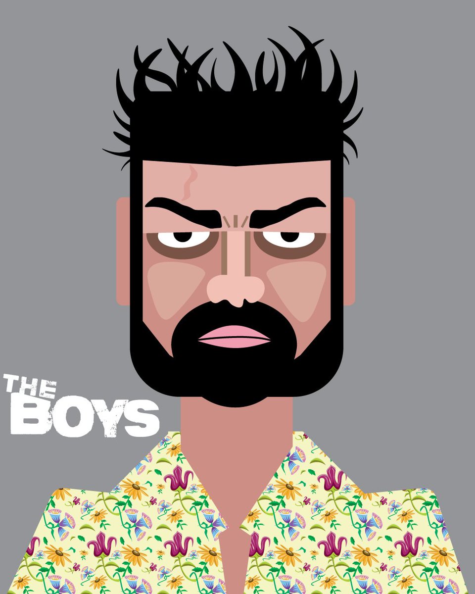 troystith's tweet photo. Finally started watching @TheBoysTV and challenged myself to do a Butcher portrait last night whole watching season two. Any other fans out there in my feed? 
#art #illustration #tv https://t.co/PX1RxiHfbS