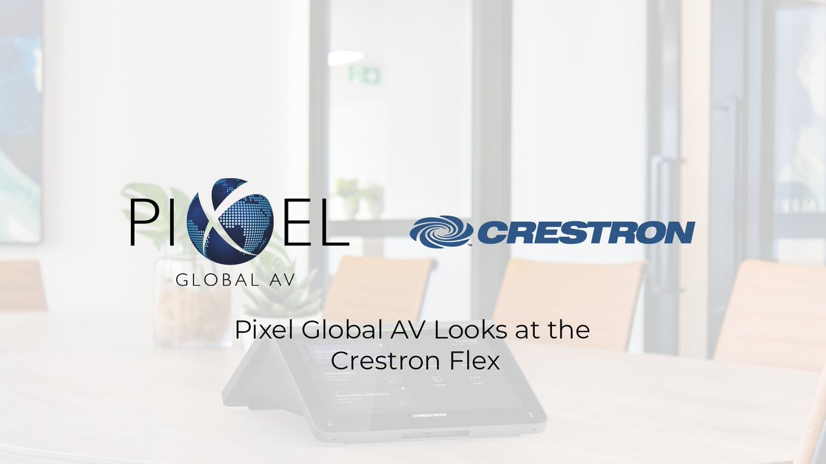 PixelGlobalAV's tweet photo. We take a look at the Crestron Flex

https://t.co/S0GHpguC2p

#PixelGlobalAV #CrestronFlex #AVsolution #AudioVisual https://t.co/ydhApqfdyo