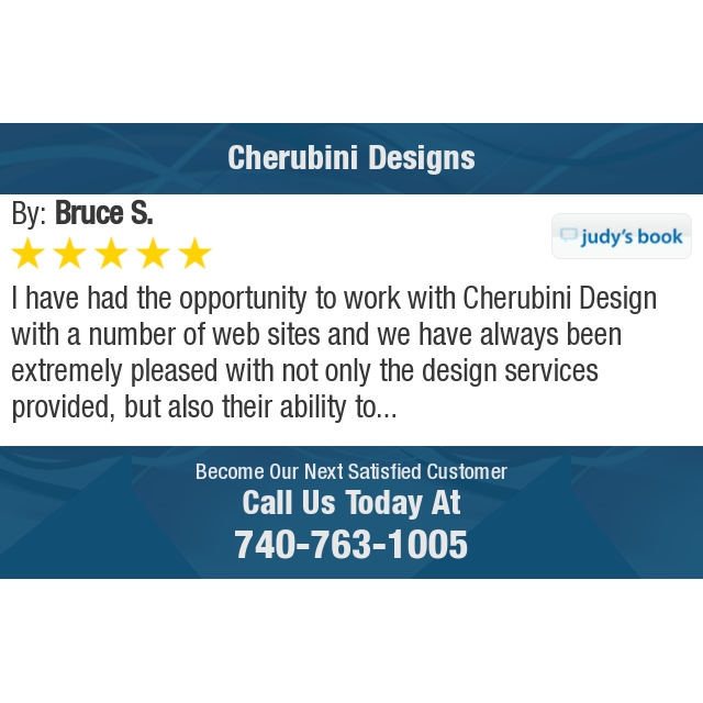 5 Star: Bruce S. "I have had the opportunity to work with Cherubini Design with a number of web sites and we..." bit.ly/3q8Qyhu