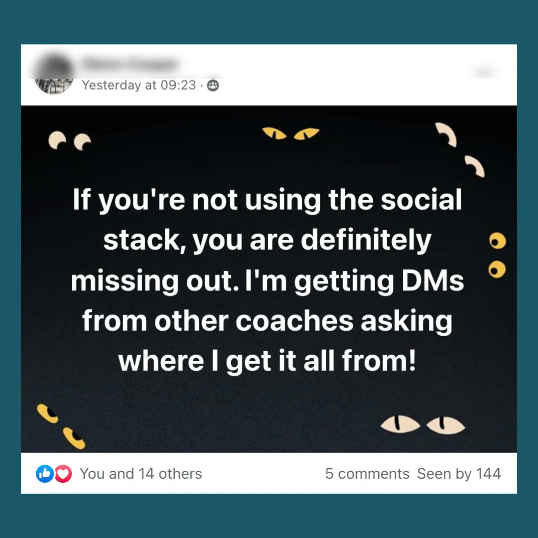 fitproleadgen's tweet photo. The Social Stack 😎 

30 social media posts &amp; images ready to personalise and schedule straight to your social media channels https://t.co/oPB6WQXabo