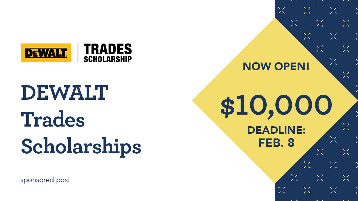 Dewalt Trades Scholarship1