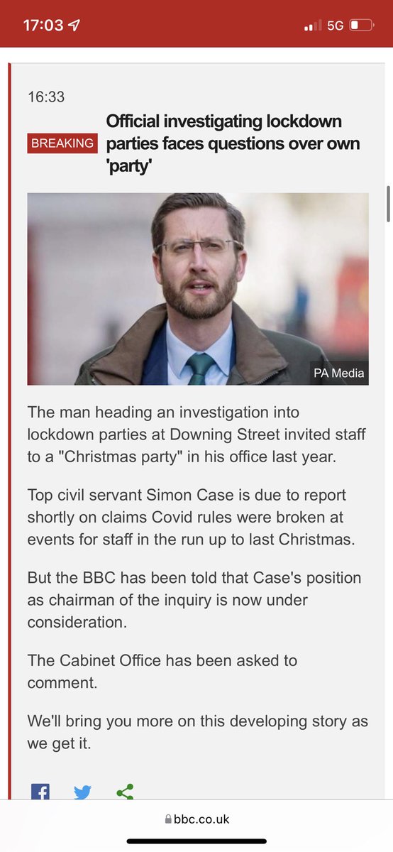 JamieJBartlett's tweet photo. On current trends the number of officials that attended parties over Christmas 2020 is doubling every two days. 

By January the WHO anticipates there could be 10,000 new cases of party-rule breakers exposed A DAY https://t.co/SHMsKgkgJC