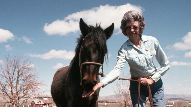 TheMustangsFilm's tweet photo. 50 years ago today, President Nixon signed the Wild and Free-Roaming Horses and Burros Act of 1971 into law. Velma "Wild Horse Annie" Johnston (pictured) led this effort to give federal protection to them. President Nixon's statement on signing the bill:
https://t.co/rA4pIOZpj4 https://t.co/4CTtagTR79