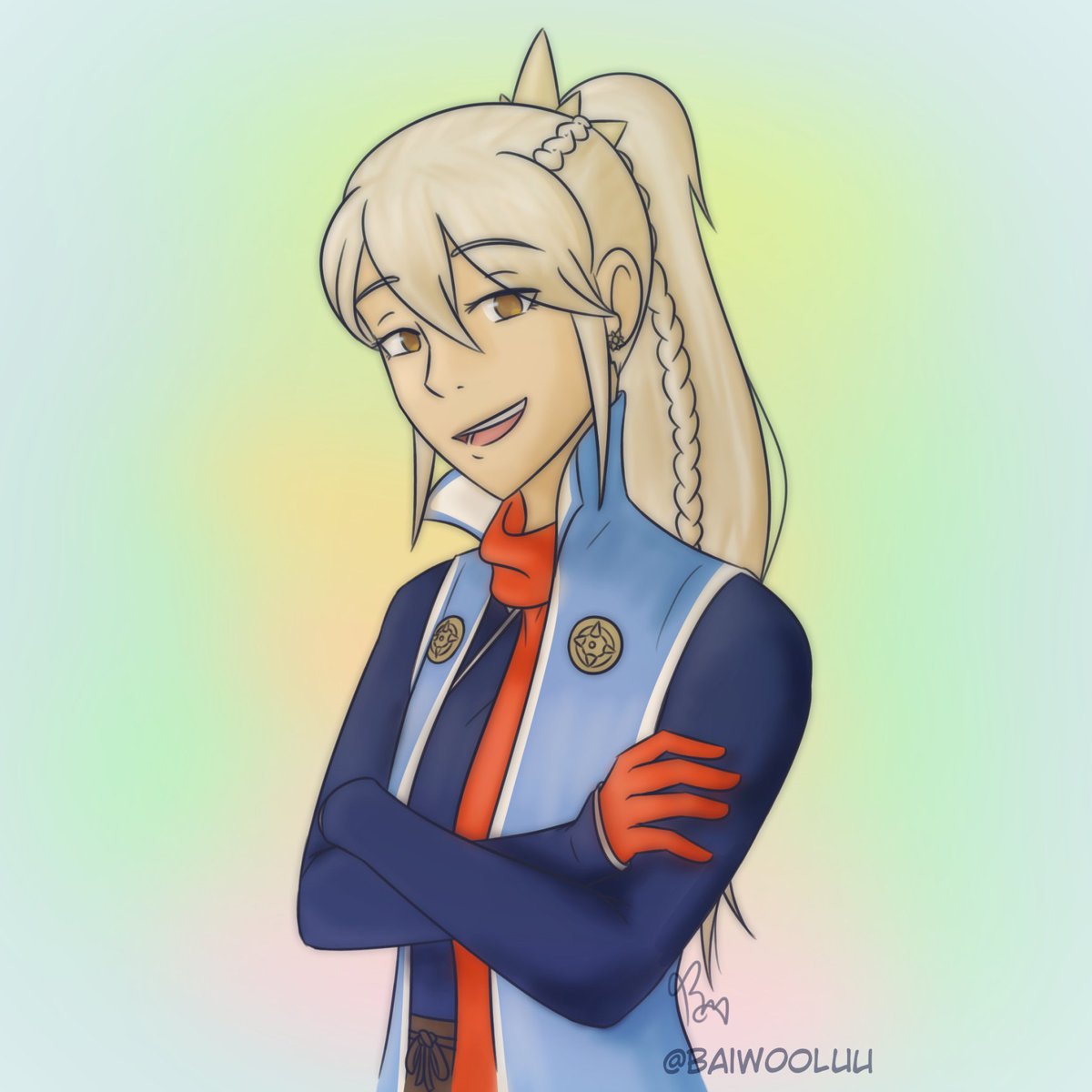 milianthus's tweet photo. day 4 of #TakumiWeek2021's prompt is AU, so i decided to draw @sariisse's beautiful design of future!takumi <3
you would choose hoshido over nohr for him, right? ;) https://t.co/IXGlycfJgI