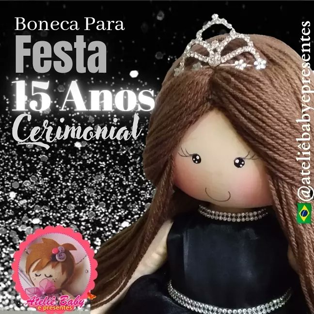 AtelieBaby's tweet photo. Boneca para Debutante
.
.
.
.
.
#bonecaartesanal
#festade15anos 
#trocadaboneca https://t.co/ICAw3vFt2w