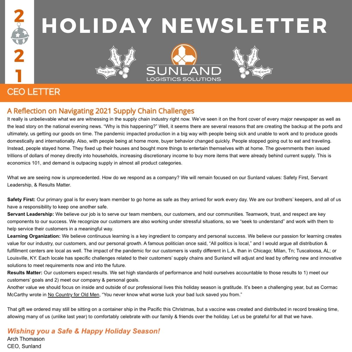 Sunland Logistics tweet media