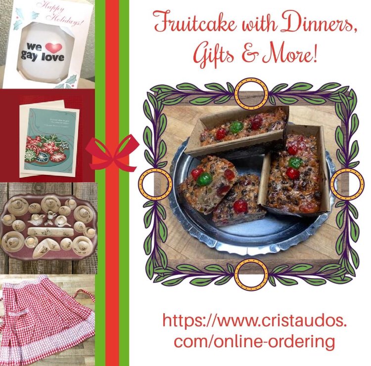 CristaudosCafe's tweet photo. At Cristaudo's we offer many options for your holidays! Meals, desserts, cookies, gifts...Lots of ideas to treat yourself, family and friends! Check it out! https://t.co/N3ad2SZqZh https://t.co/KeGckMNn66