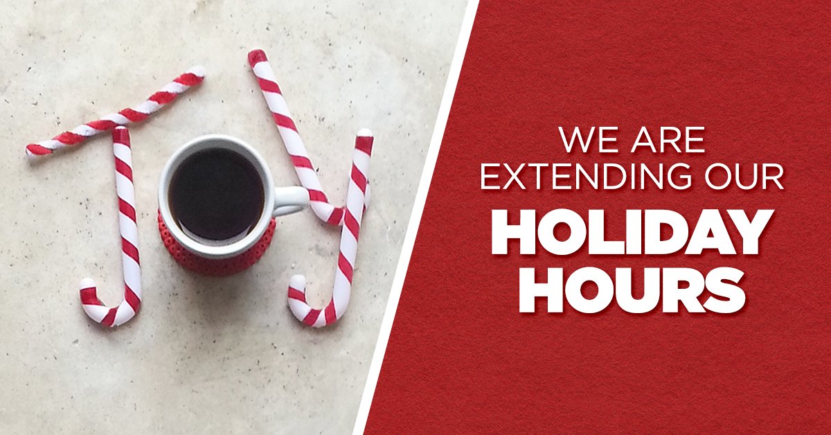 PostOakMall's tweet photo. As the days until Christmas creep closer, we've extended our hours to allow our shoppers a little extra time to find that perfect holiday gift. ⏳ 🎄

To view the mall hours now through the end of the year visit https://t.co/jEqmbCe2U0 https://t.co/oqbuEArOOq