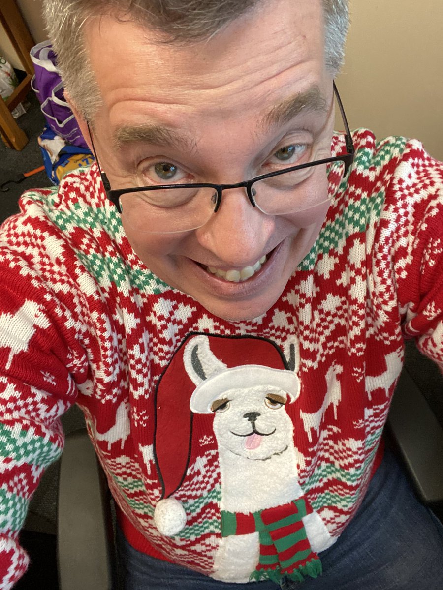 Before #FF ends, I wanted to wish the #HRCommunity a happy #NationalUglySweaterDay !! #HR #HRLlamas #GlobalHR #HRSocialHour