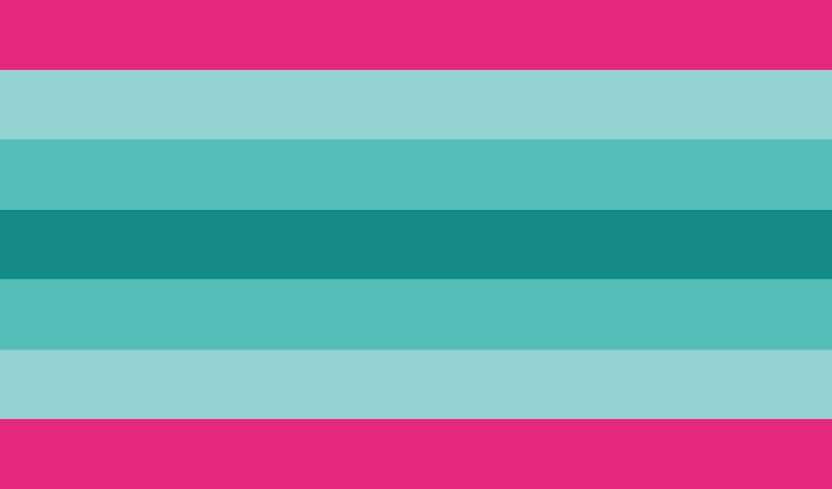 Transmasc flag with Hatsune Miku (VOCALOID), requested by @happysoft_ltd