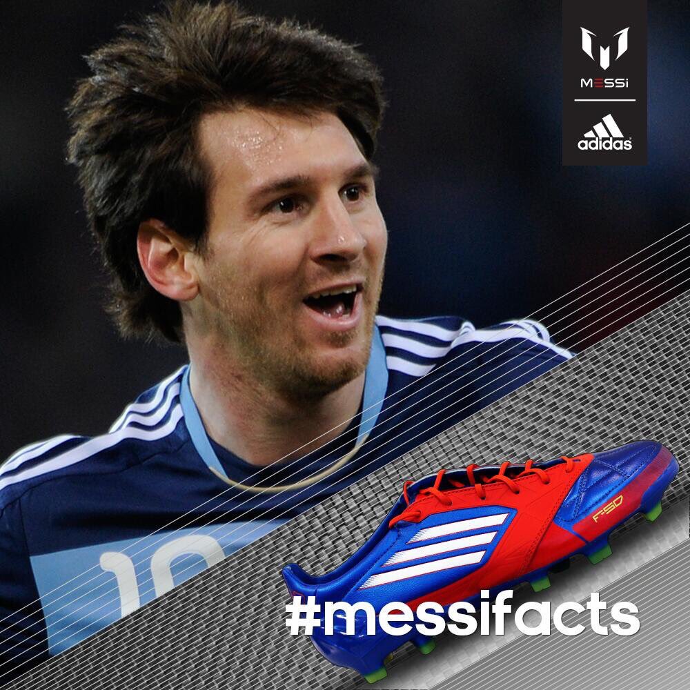 DID YOU KNOW❓ on X: "Lionel Messi 42 of his Guinness World Record 91 goals during wearing the adidas Prime Blue/High Energy F50 adiZero https://t.co/bHcUubL4Ki" / X