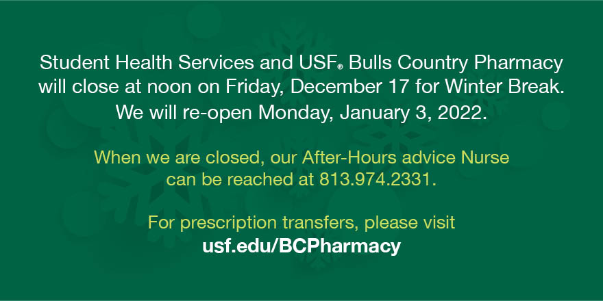 USF Student Health Services tweet media