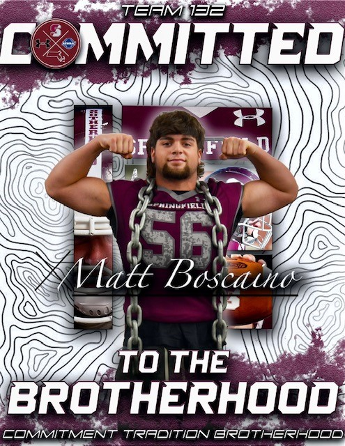 BoscainoMatt's tweet photo. It is with great PRIDE that I announce my commitment to @_SCFootball 🏈🏈Thank you @Mike_Cerasuolo and @Coach_DiRienzo for your continued support and  belief in me.  I am happy to join the BROTHERHOOD @PVRHSFootball @PVSupt https://t.co/UPcxfAEZ6Q