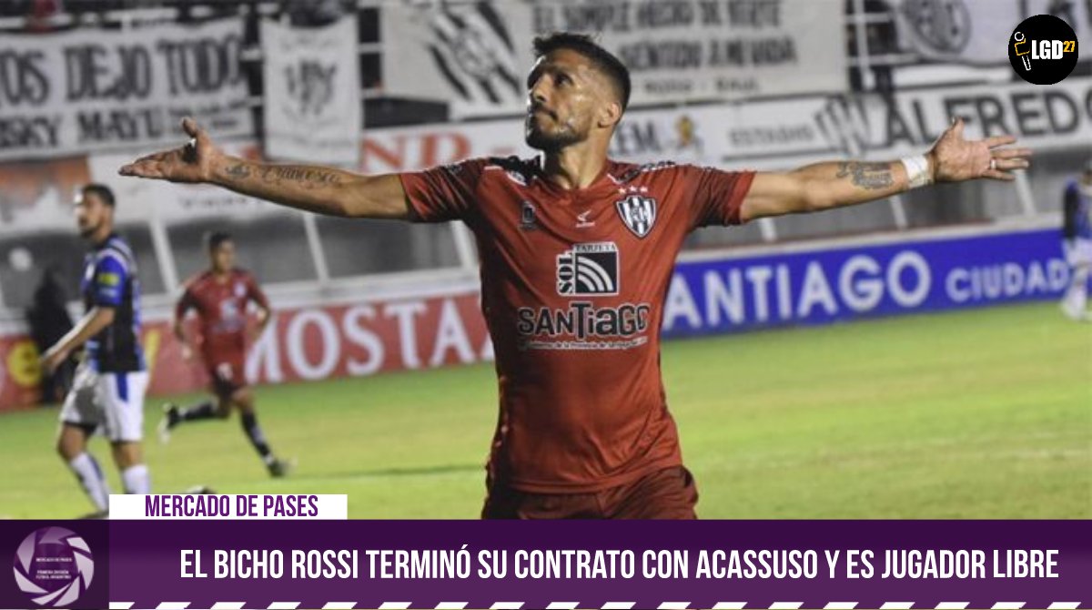 MDePasesPN's tweet photo. #MercadoDePases | Javier Rossi quedó libre de #Acassuso tras la finalización de su contrato. El experimentado delantero espera por ofertas para continuar su carrera. https://t.co/JSHjcZjV0T