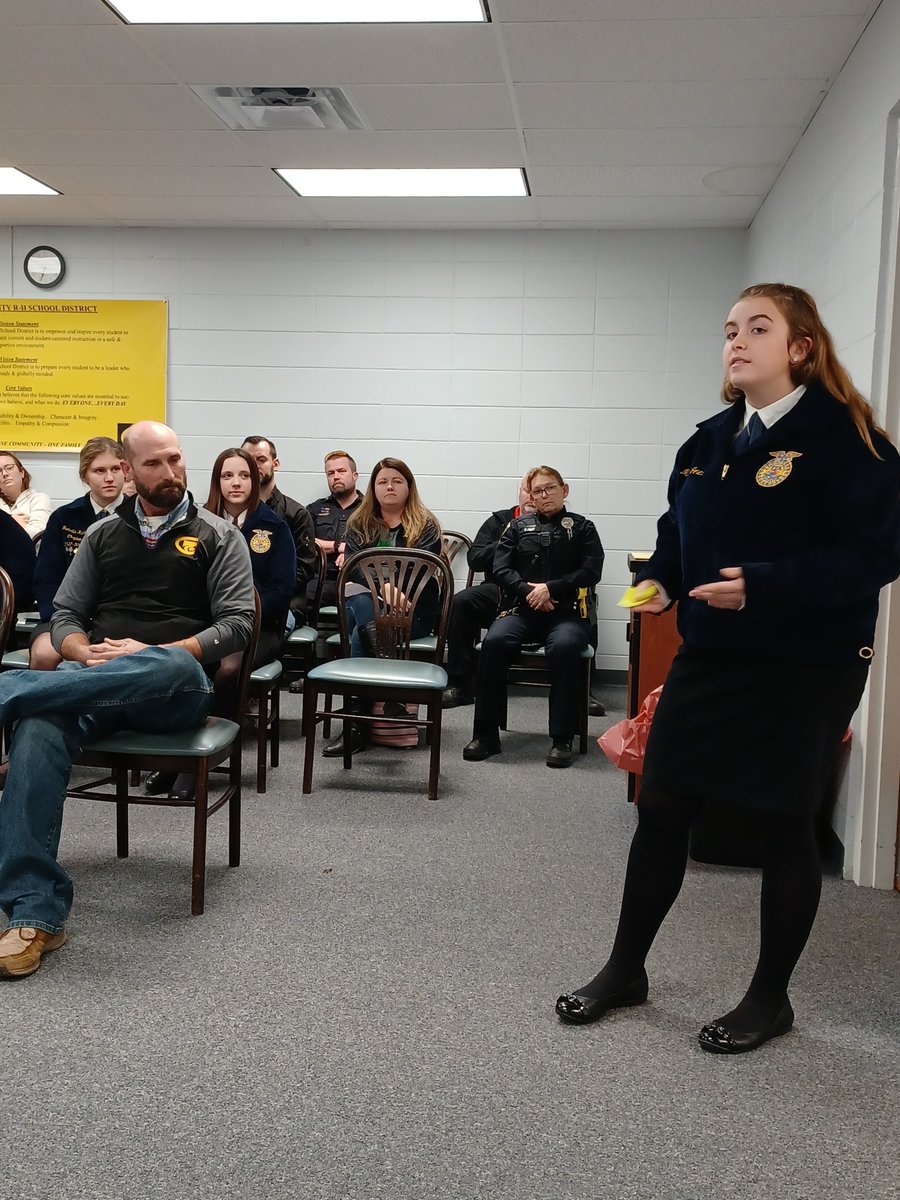 CCR2_Supt's tweet photo. Was great hearing from Cuba FFA at the Dec BOE meeting.  Awesome students doing great things!  Thanks for sharing!! https://t.co/53CGJRP3U7