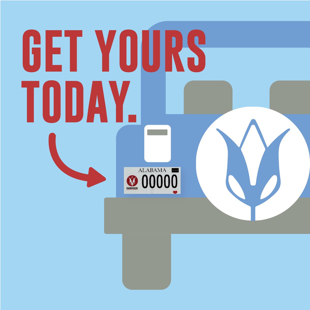 ParkinsonForAL's tweet image. #FightPD as you dash through the snow! Purchase a car tag today. Hurry – this perfect holiday gift is a limited-time opportunity!