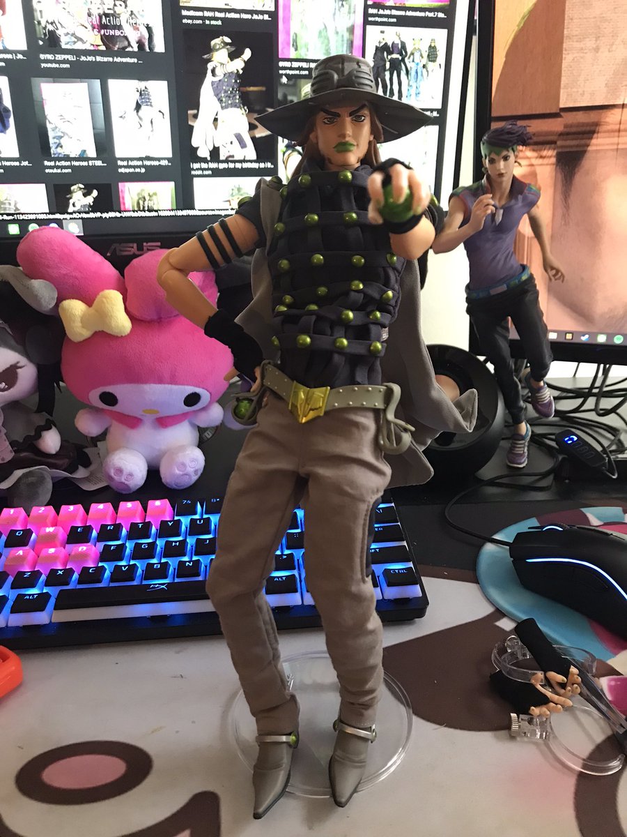 nessy_bby's tweet photo. MY MANS GYRO IS FINALLY HOME😭😭😭😭😭😭😭💖💖💖💖 #gyrozeppeli #jjba #realactionhero #jojosbizarreadventure https://t.co/4C63DiuLUi