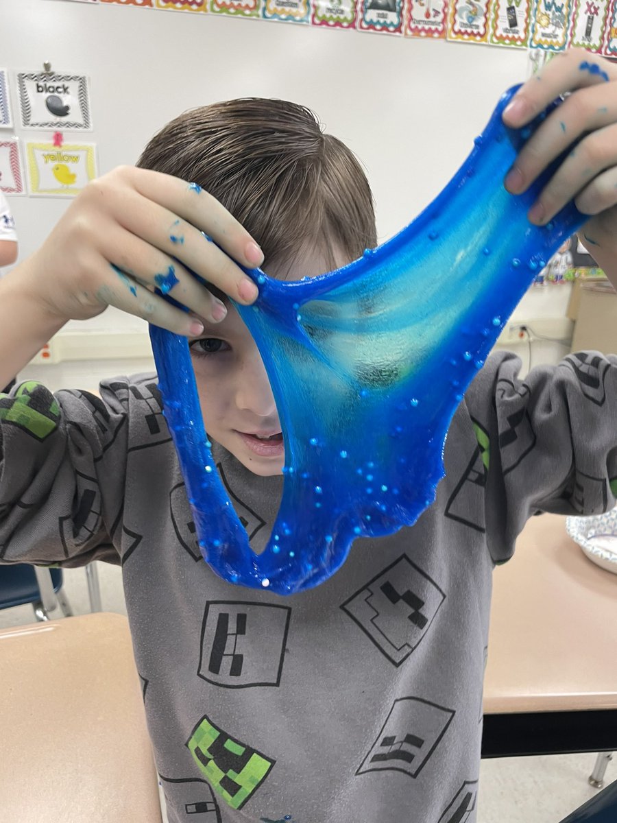 cfarison's tweet photo. 2nd graders made slime in science today as a reward for a great 2021! Thank you to @McclellanPta for providing this year’s slime supplies!!!! We appreciate it very much @McClellan_WJHSD #WErTJ https://t.co/lgGlJAwchG