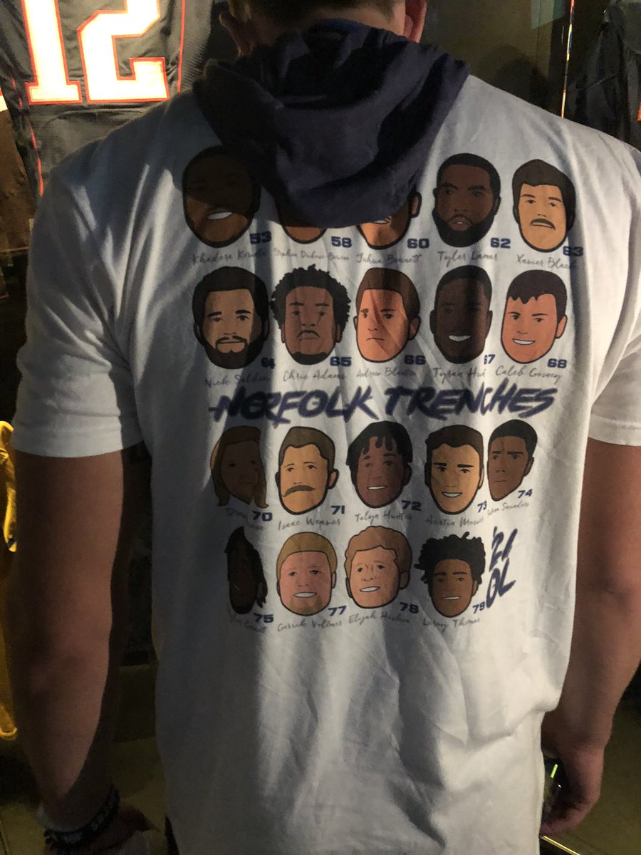 Marc Davis (@marcdavissports) on Twitter photo QB Hayden Wolffβs shirt pays tribute to his offensive line.
<a href="/ODUFootball/">ODU Football</a> <a href="/WTKR3/">WTKR News 3</a> QB Hayden Wolffβs shirt pays tribute to his offensive line.
<a href="/ODUFootball/">ODU Football</a> <a href="/WTKR3/">WTKR News 3</a>