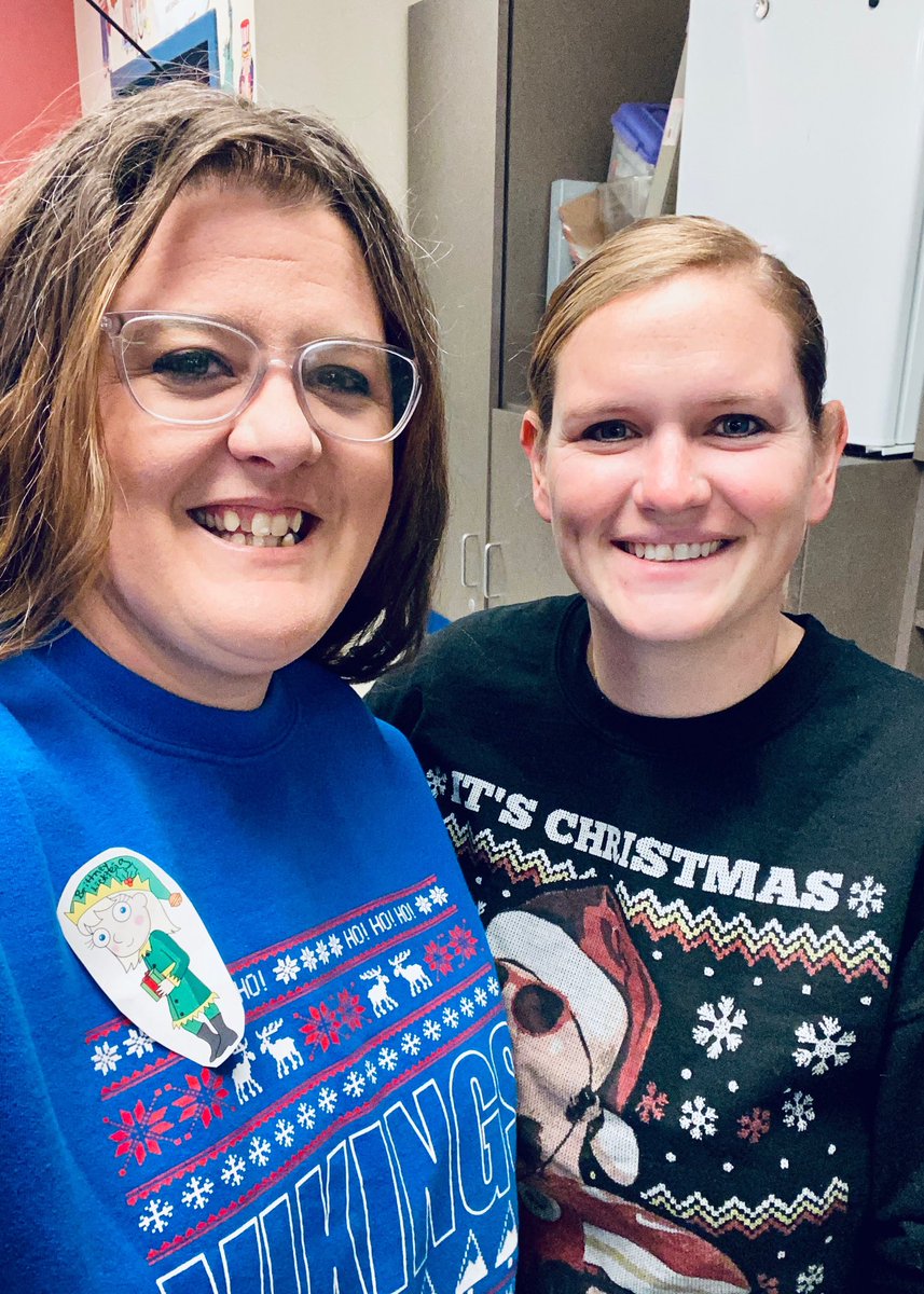 MrsKock1's tweet photo. A little levity and staff bonding today with elf selfies - find a staff member’s hidden elf, take it to them and ask their favorite holiday memory, send me a selfie, get CHOCOLATE! Just what we needed today!!
#TEAMAHSTW https://t.co/GOpTxezOn5