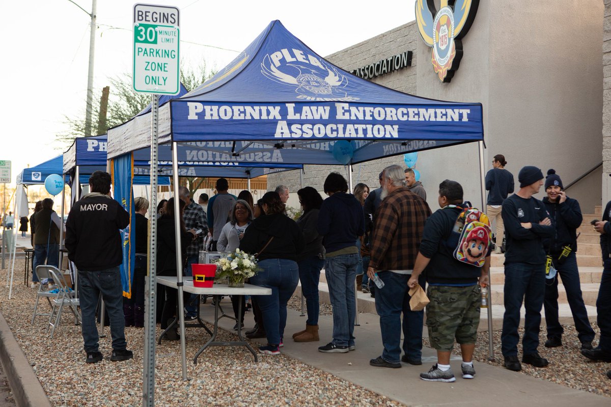 I'm overwhelmed at the wonderful show of support at the PLEA Fundraising BBQ to support Ofc. Tyler Moldovan and his family. Still going until 10 tonight at the PLEA 11th Ave and Adams