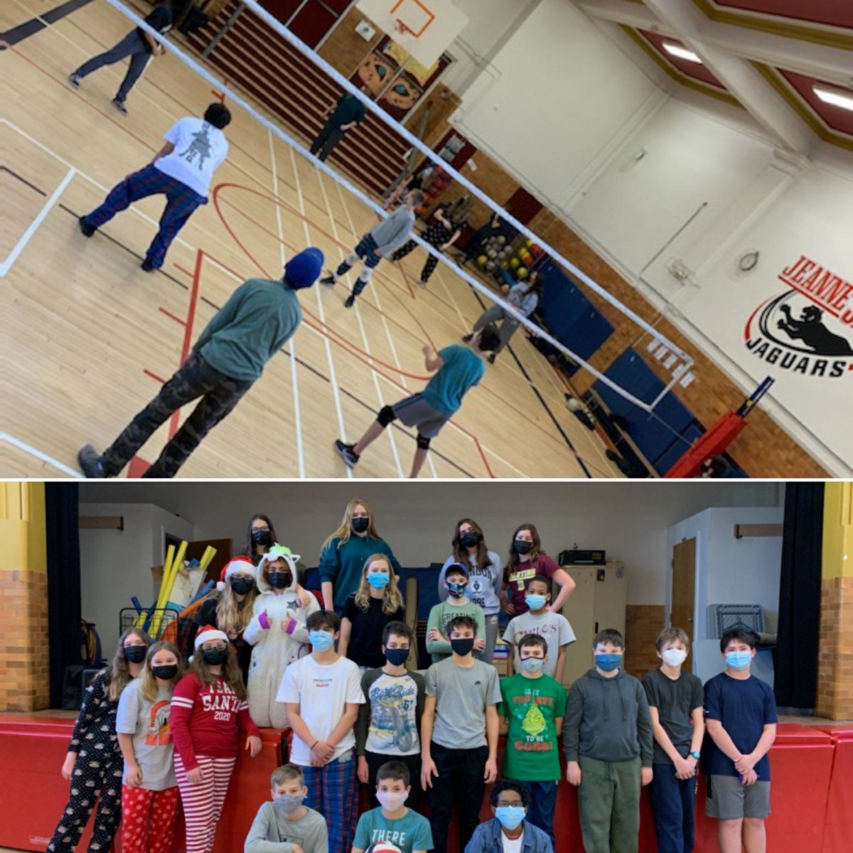 The girls vs boys volleyball game was a great ending to our spirit week. This groups of Ss were great sports and worked as an #amazingteam <a href="/3Rycroft70/">Mme Rycroft</a> <a href="/TVDSBFSL/">TVDSB French</a> <a href="/TVDSB/">Thames Valley DSB</a> <a href="/TVDSBsports/">Elementary Athletics</a>