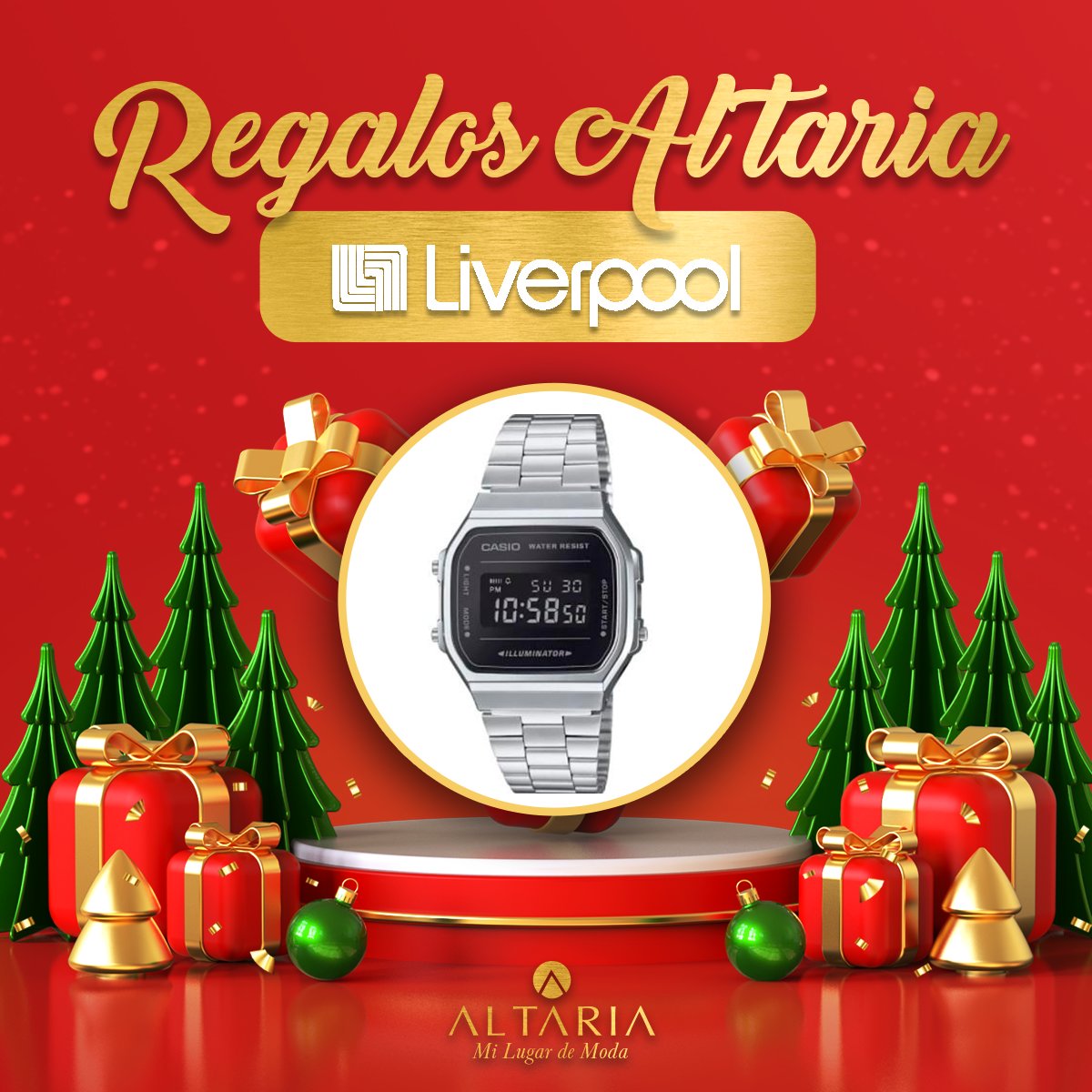 CCAltaria's tweet photo. ✨🎄🎁 GIVEAWAY REGALOS ALTARIA ✨🎄🎁
Participa para ganar un reloj Vintage de @liverpoolmexico 

✨Dar RT a este tweet
✨Comentar un villancico 

El ganador se dará a conocer el miércoles 22 de diciembre, será elegido al azar mediante una app de sorteos https://t.co/2oXl1TAwUp