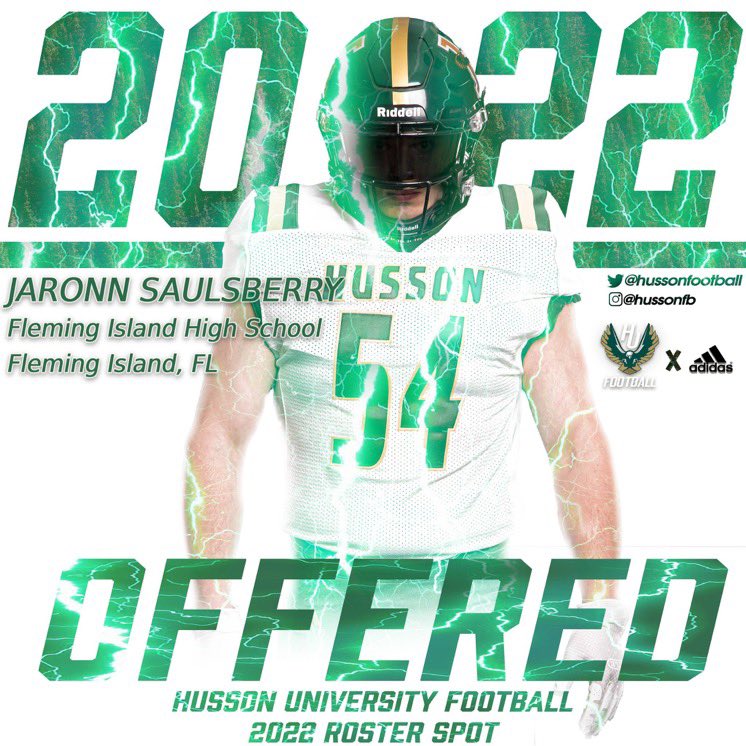 Jaronn Saulsberry (@jaronnsaulsber1) on Twitter photo After a great conversation with <a href="/QBCoachWhite/">EJ White</a> I’m blessed to receive my 4th offer from Husson University <a href="/Coach_Springs/">Coach Springs</a> <a href="/CoachSean1/">Sean Coultis</a> <a href="/FIHSFOOTBALL/">Fleming Island Football 🦅</a> <a href="/Coach__Gio/">Gio Portobanco🇵🇷🇳🇮</a> <a href="/CoachAAnderson/">Anton Anderson</a> After a great conversation with <a href="/QBCoachWhite/">EJ White</a> I’m blessed to receive my 4th offer from Husson University <a href="/Coach_Springs/">Coach Springs</a> <a href="/CoachSean1/">Sean Coultis</a> <a href="/FIHSFOOTBALL/">Fleming Island Football 🦅</a> <a href="/Coach__Gio/">Gio Portobanco🇵🇷🇳🇮</a> <a href="/CoachAAnderson/">Anton Anderson</a>