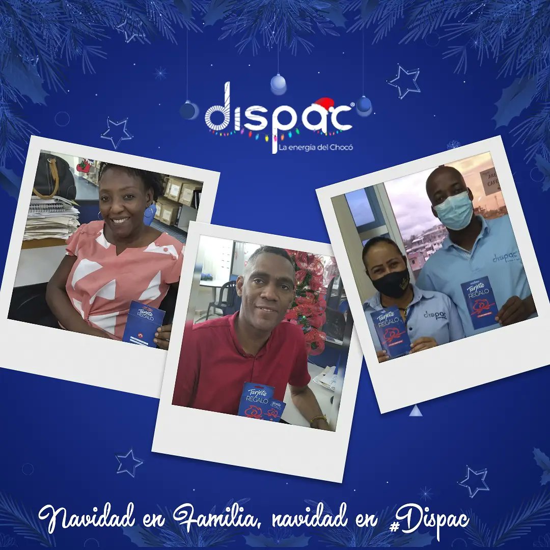 DispacComunica's tweet photo. En navidad expresamos el amor y La Paz con abrazos, compañía, sonrisas y regalos. 

En #Dispac celebramos la unidad de una familia pujante que avanza y que ilumina a toda la región. 

#NavidadConDispac
#DispacParaTodos 
#TodosSomosDispac 
#ChocoAvanza https://t.co/OTJ6rZ6xbz