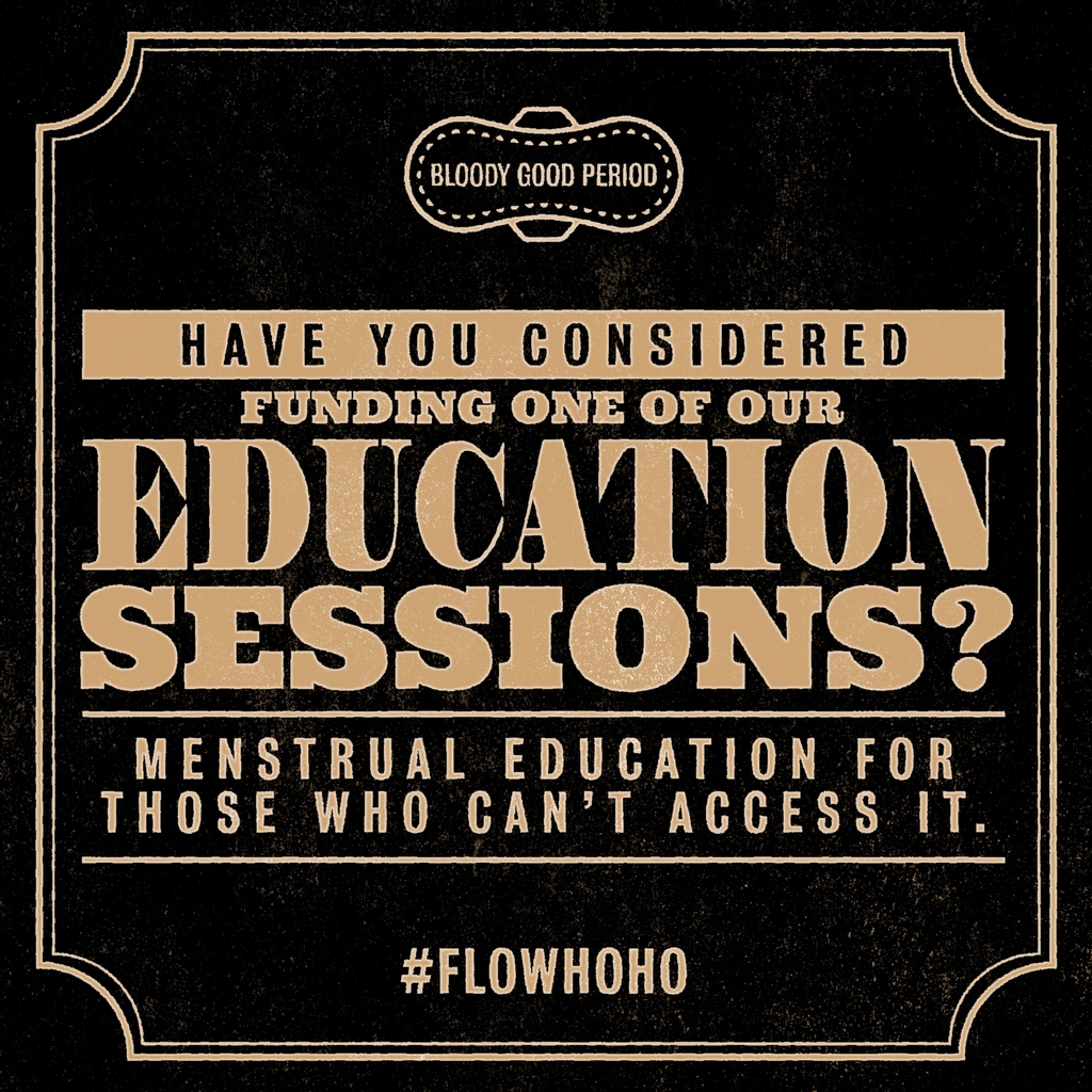 bloodygood__'s tweet photo. This Festive Season, why not fund one of our bloody good education sessions, and give menstrual education to someone who can't access it? 🩸
⁠
Find out more: https://t.co/uRX9iTUg6Z 

#FlowHoHo #Festive #Presents #Christmas #Gifts #Give #GiftIdeas #Giving #ChristmasPresent https://t.co/zRREb3A1eN