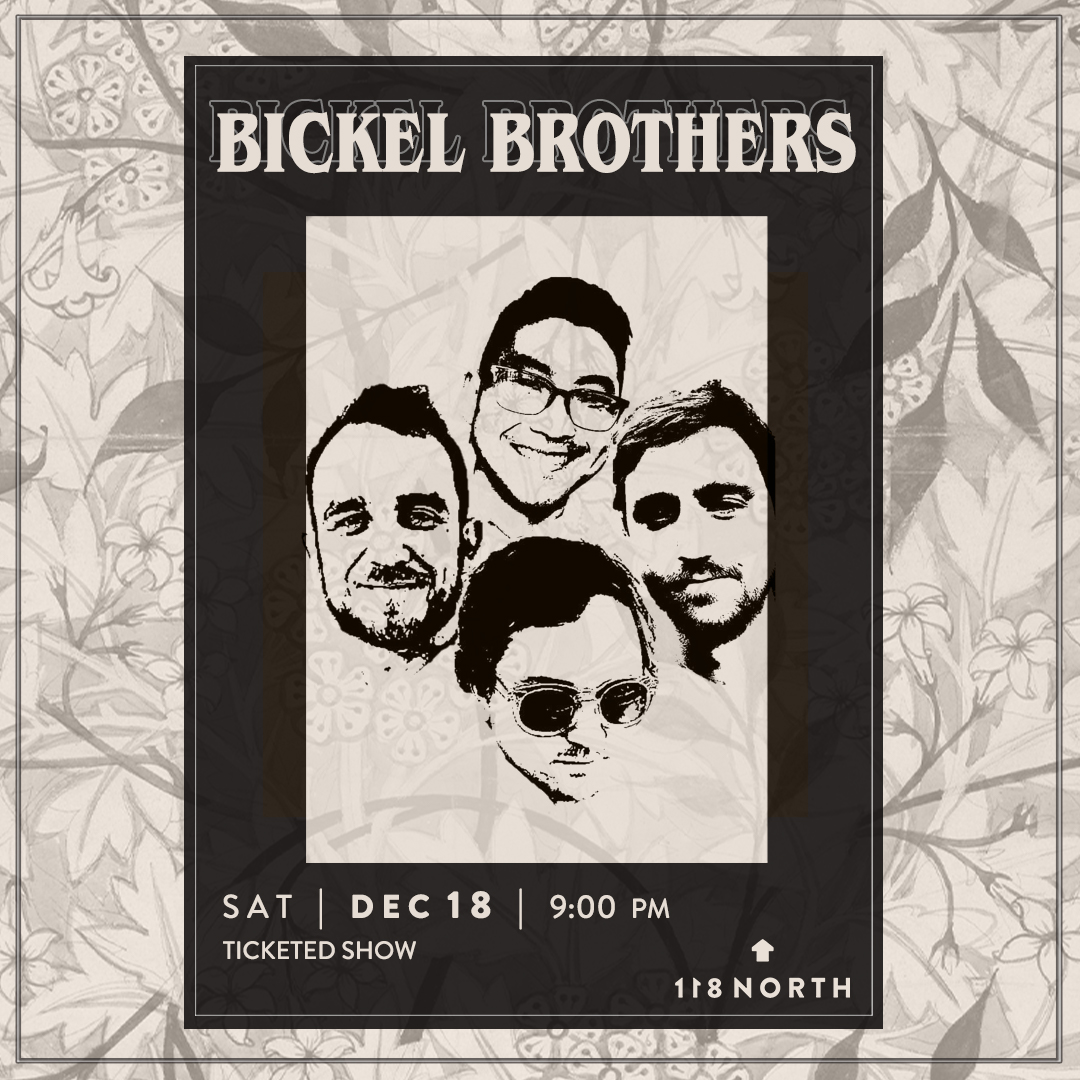 118_north's tweet image. We've got a lot to celebrate 🥳 On sale now: 

12/18: Bickel Brothers
12/29: @Vilebred + Brad Hinton + @acsapphire
1/5: @otstrio ft. Danny Mayer
2/11: @dirtygrassplay + @QuixoteProject
2/19: Cosmic Guilt
3/12: The Commission

Tickets &amp;gt;&amp;gt; 118northwayne.com/ticketed-conce…