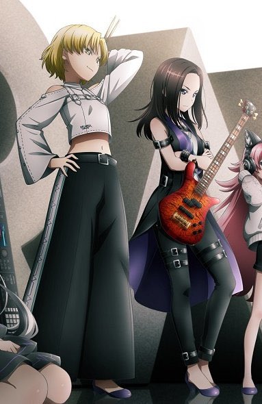 t4tlesbian's tweet photo. todays t4t lesbian couple of the day is rei wakana and masuki satou from bandori! they are genderfluid and transfem https://t.co/dA3LcGOKmH