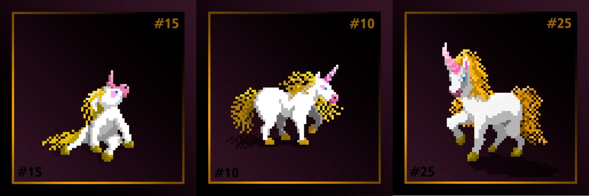 Unicorn's pixels tweet media