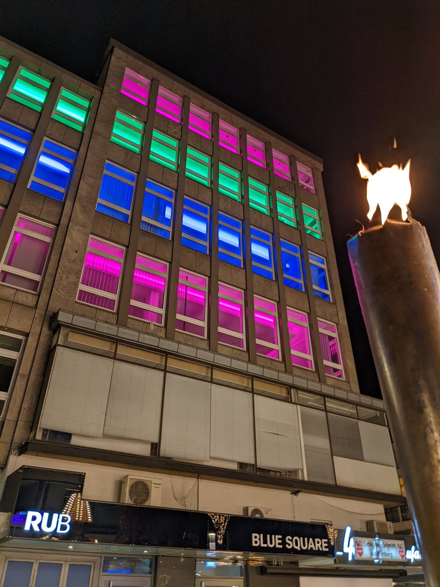 Die Fackel der Wissenschaft leuchtet in der City