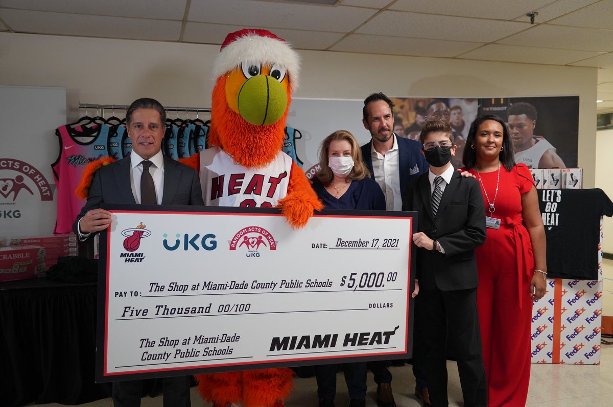 LAUSDSup's tweet photo. Eight years ago, @MDCPSTheShop & Prom Boutique were created to support @MDCPS' most fragile students & families. Today, thanks to the generosity of the @MiamiHEAT, @UKGInc, @Hasbro & other partners, these students have access to new items for all of their needs. #RandomActsofHeat https://t.co/a4L4rVoHiZ