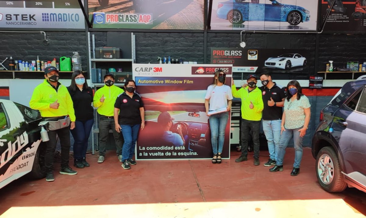 Carp_yAsociados's tweet image. Activación con nuestros instaladores 
#proglass  #filmtuning 
En nuestra querida  ciudad de #Arequipa 
Siempre pensando en seguridad Carp y Asociados 
#windowfilm