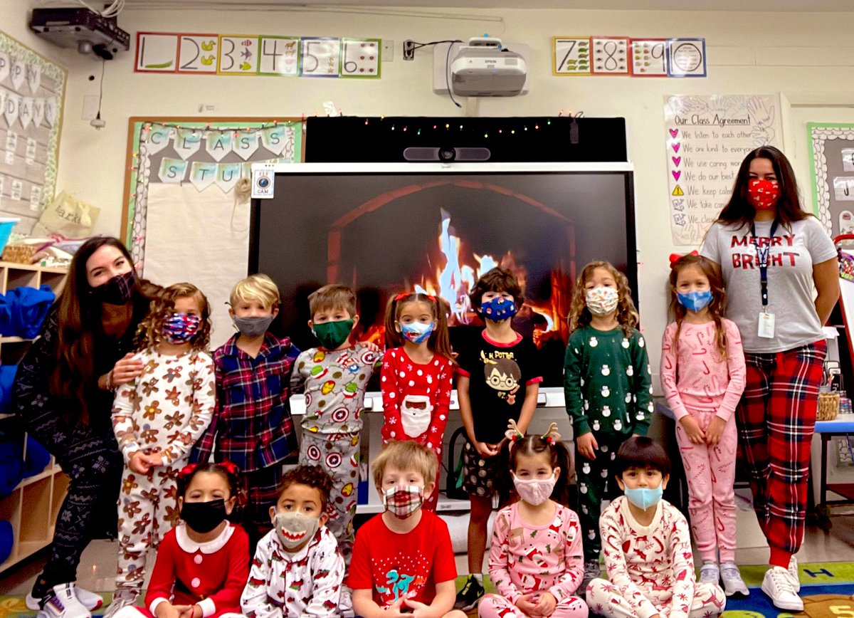 Our pajama party was a huge hit! Off to winter break we go! 🥳